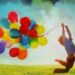 Kind mit Ballons